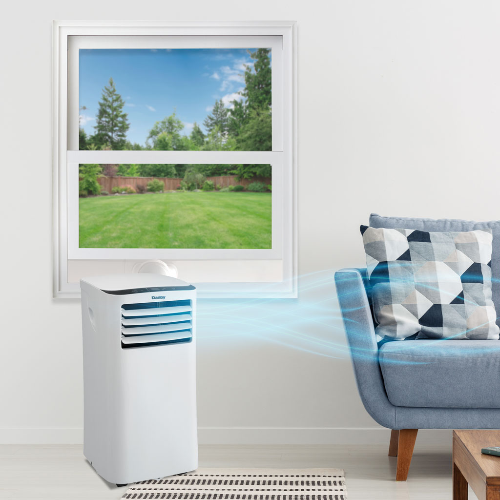 10000 Btu 7000 Sacc 3-in-1 Portable Air Conditioner DPA070B4WDB