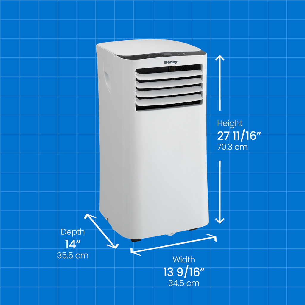10000 Btu 7000 Sacc 3-in-1 Portable Air Conditioner DPA070B4WDB