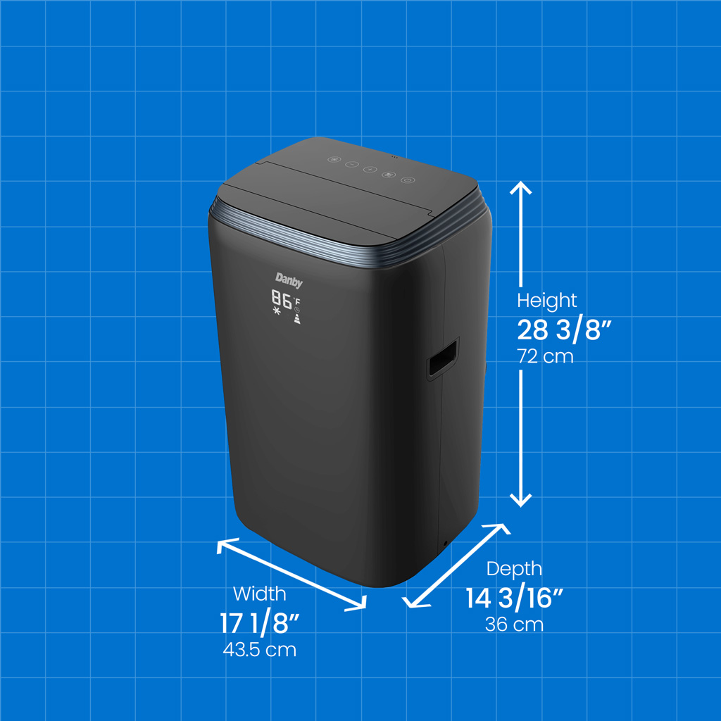 12,500 Btu Portable Air Conditioner – 8000 Sacc – 3-in-1 DPA080E3BDB6