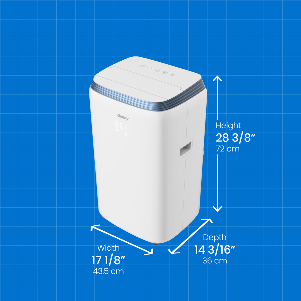 13000 Btu Portable Air Conditioner – 8000 Sacc – 3-in-1 DPA080E3WDB6
