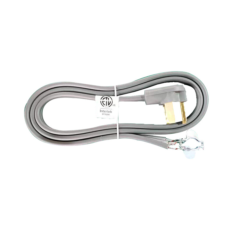 30A 6 ft 3-Prong Dryer Power Cord Grey DPC2203G