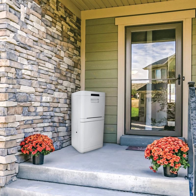 3.7 cu. ft. Parcel Guard Mailbox in Gray DPG37GN