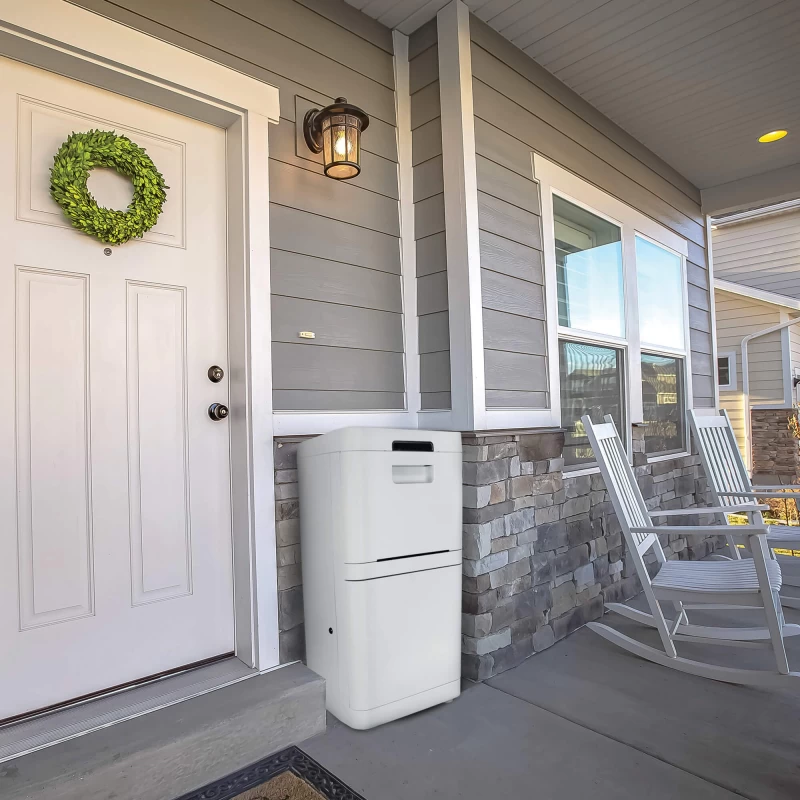 3.7 cu. ft. Parcel Guard Mailbox in Gray DPG37GN
