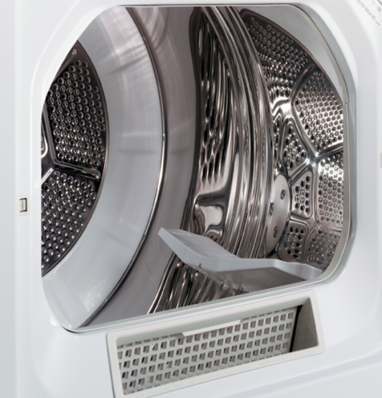 7.0 Cu. Ft. Super Capacity Electric Dryer with Stainless Steel Drum DPSB620ECWW