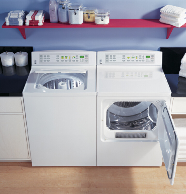 7.0 Cu. Ft. Super Capacity Electric Dryer with Stainless Steel Drum DPSB620ECWW