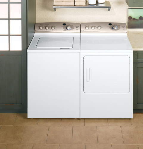 7.0 Cu. Ft. Super Capacity Gas Dryer with Stainless Steel Drum DPSE810GGWT