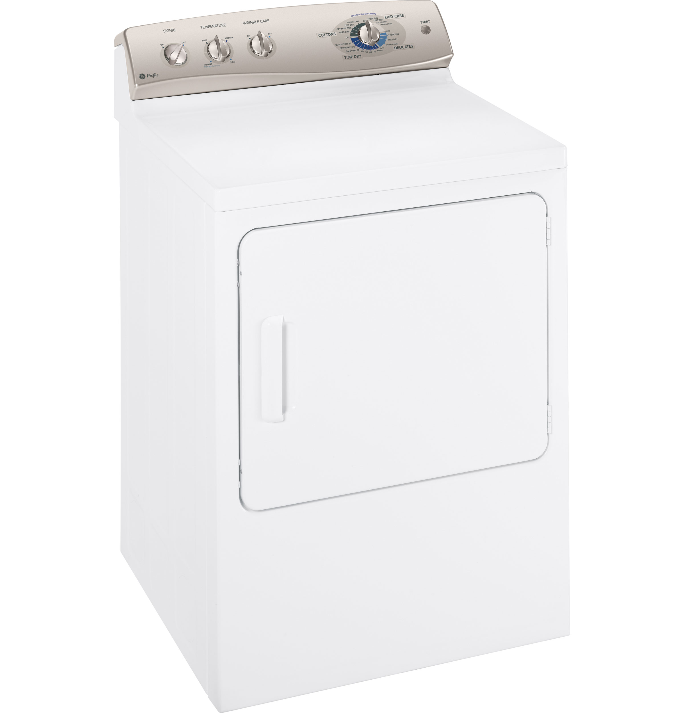 7.0 Cu. Ft. Super Capacity Gas Dryer with Stainless Steel Drum DPSR610GGWT