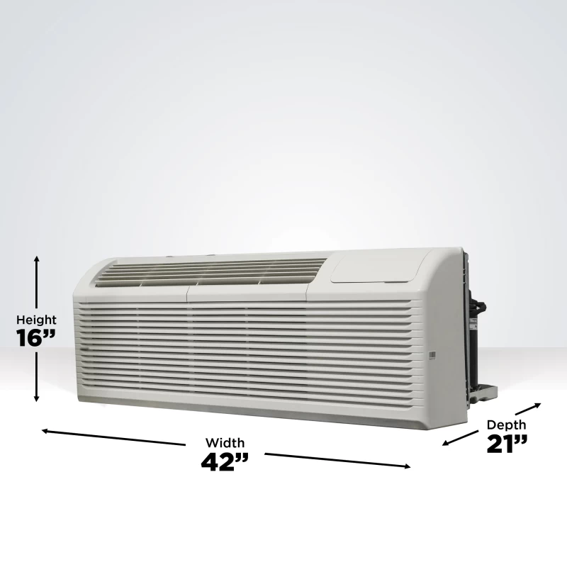 12000 BTU Packaged Terminal with Heat Pump AC DPTA120HEB1WDB