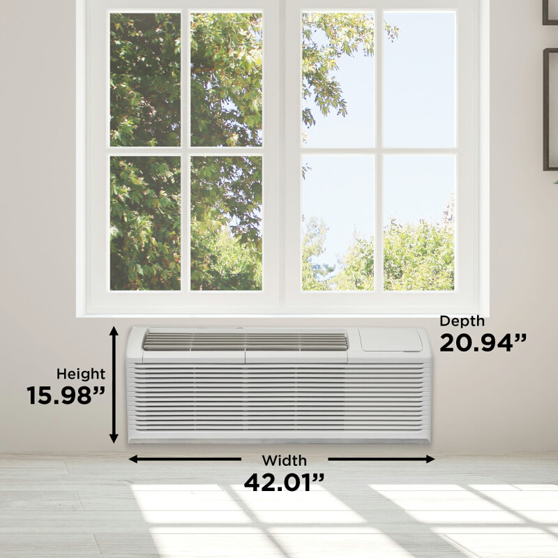 15000 Btu Packaged Terminal Air Conditioner With Heat Pump DPTA150HEB1WDB