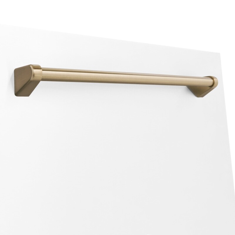 ZLINE 24" Autograph Edition Tallac Dishwasher Panel with Accent Handle (DPVZ-WM-24) Matte White DPVZWM24CB Picture 1