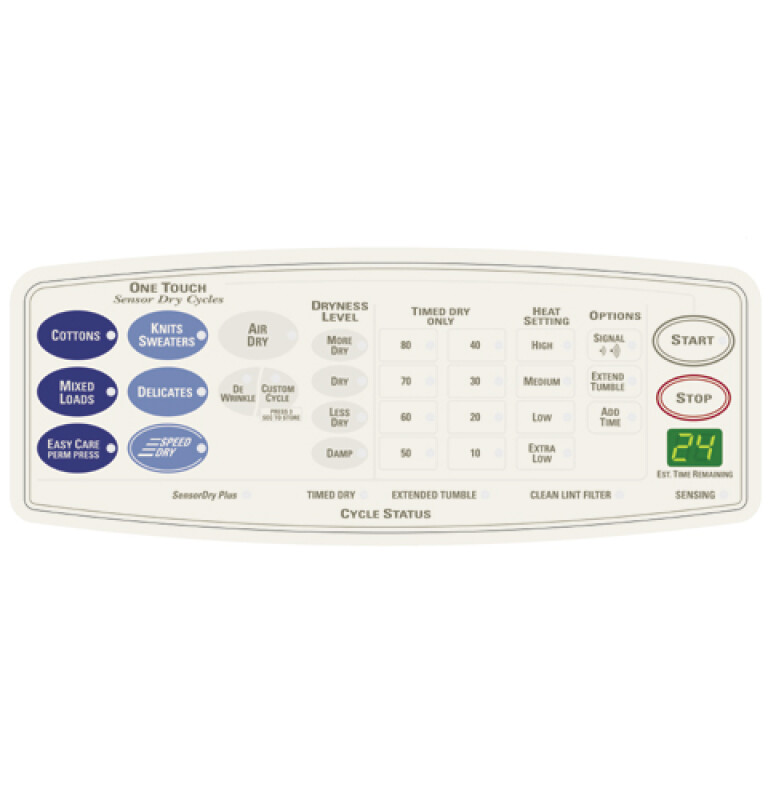 Extra-Large 6.0 Cu. Ft. Capacity Electric Dryer DPXB515EBCC