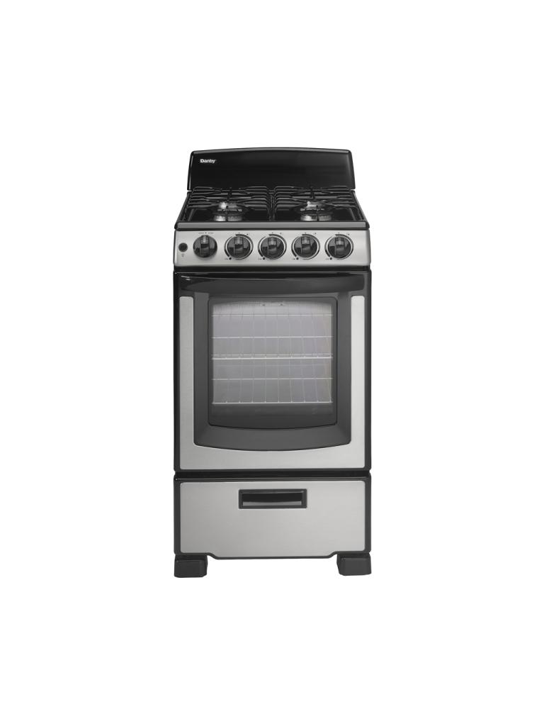 20″ Wide Gas Range DR202BSSGLP