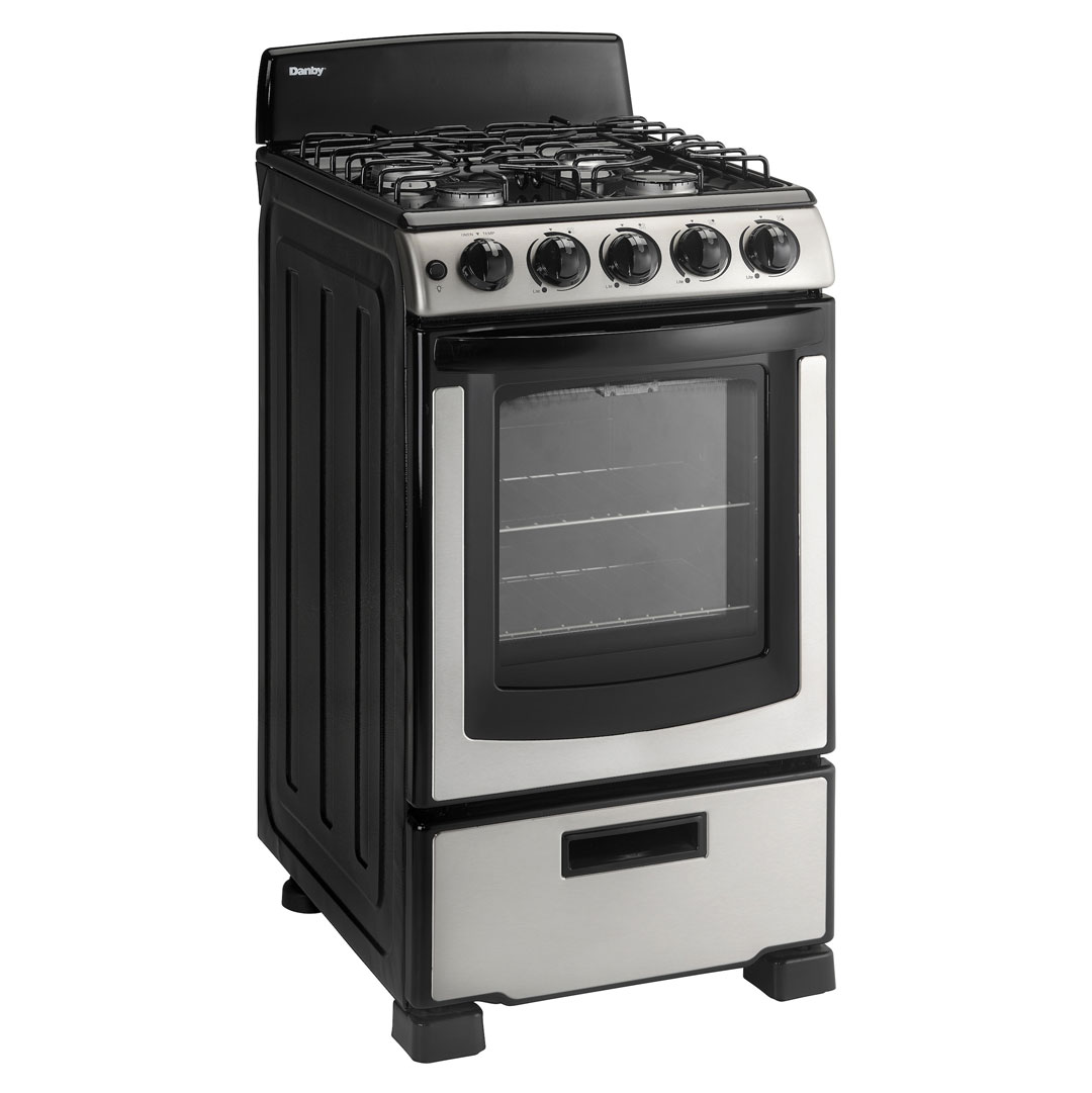 20″ Wide Gas Range DR202BSSGLP