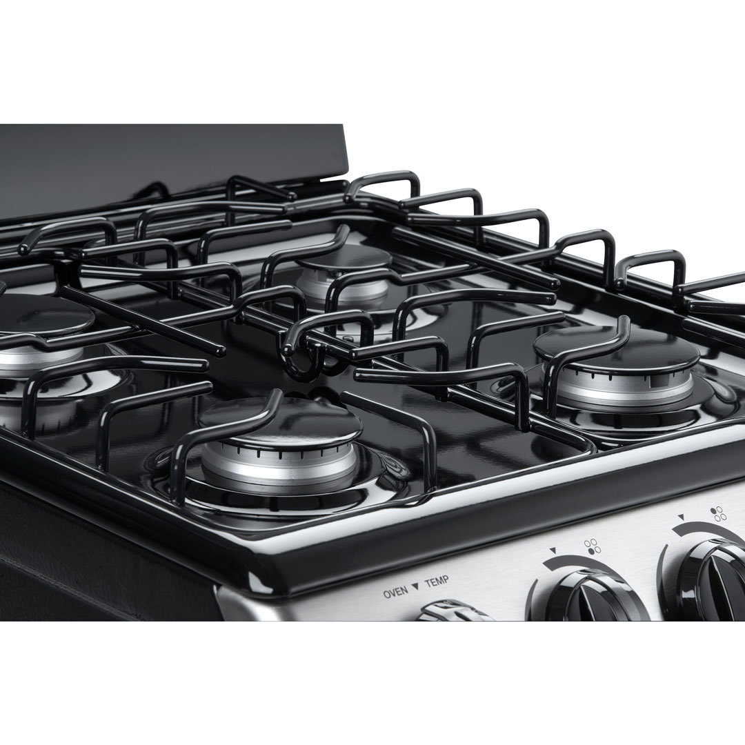 20″ Wide Gas Range DR202BSSGLP