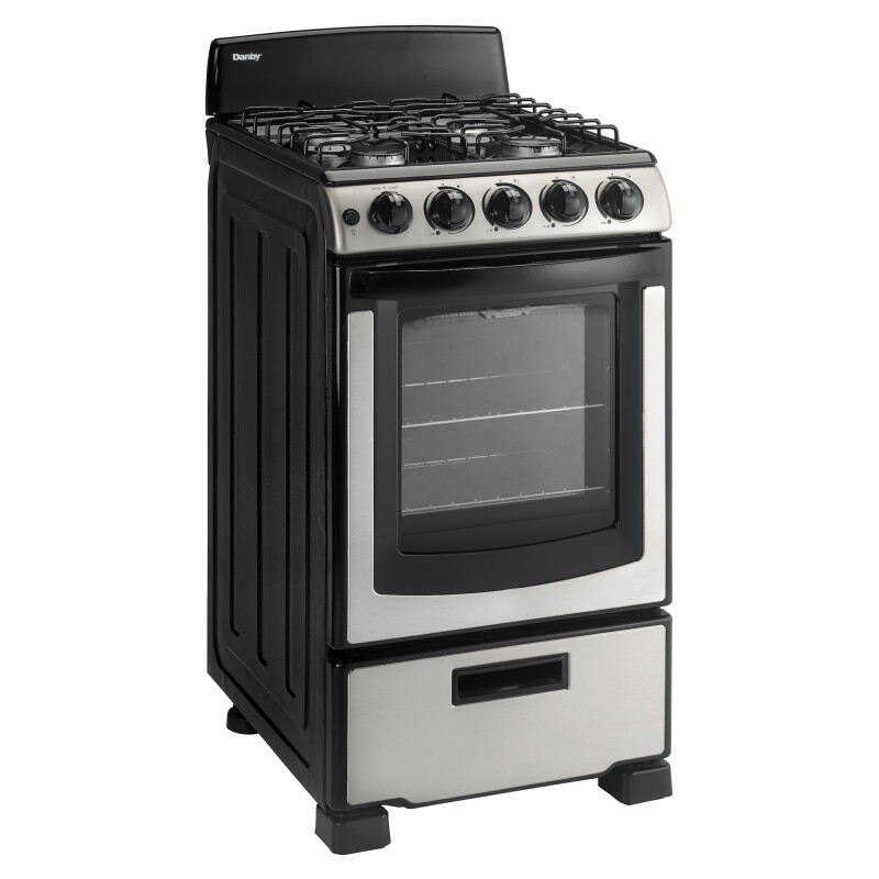 20″ Wide Gas Range DR202BSSGLP