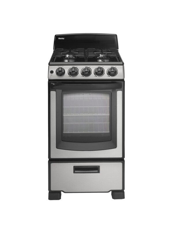 20″ Wide Gas Range DR202BSSGLP