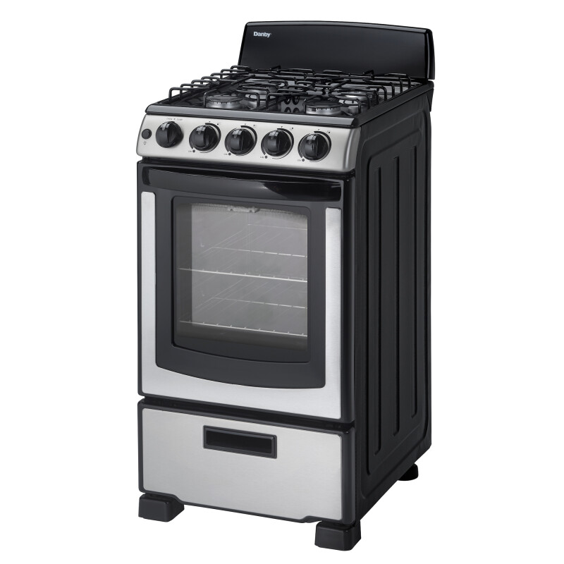 20″ Wide Gas Range DR202BSSGLP