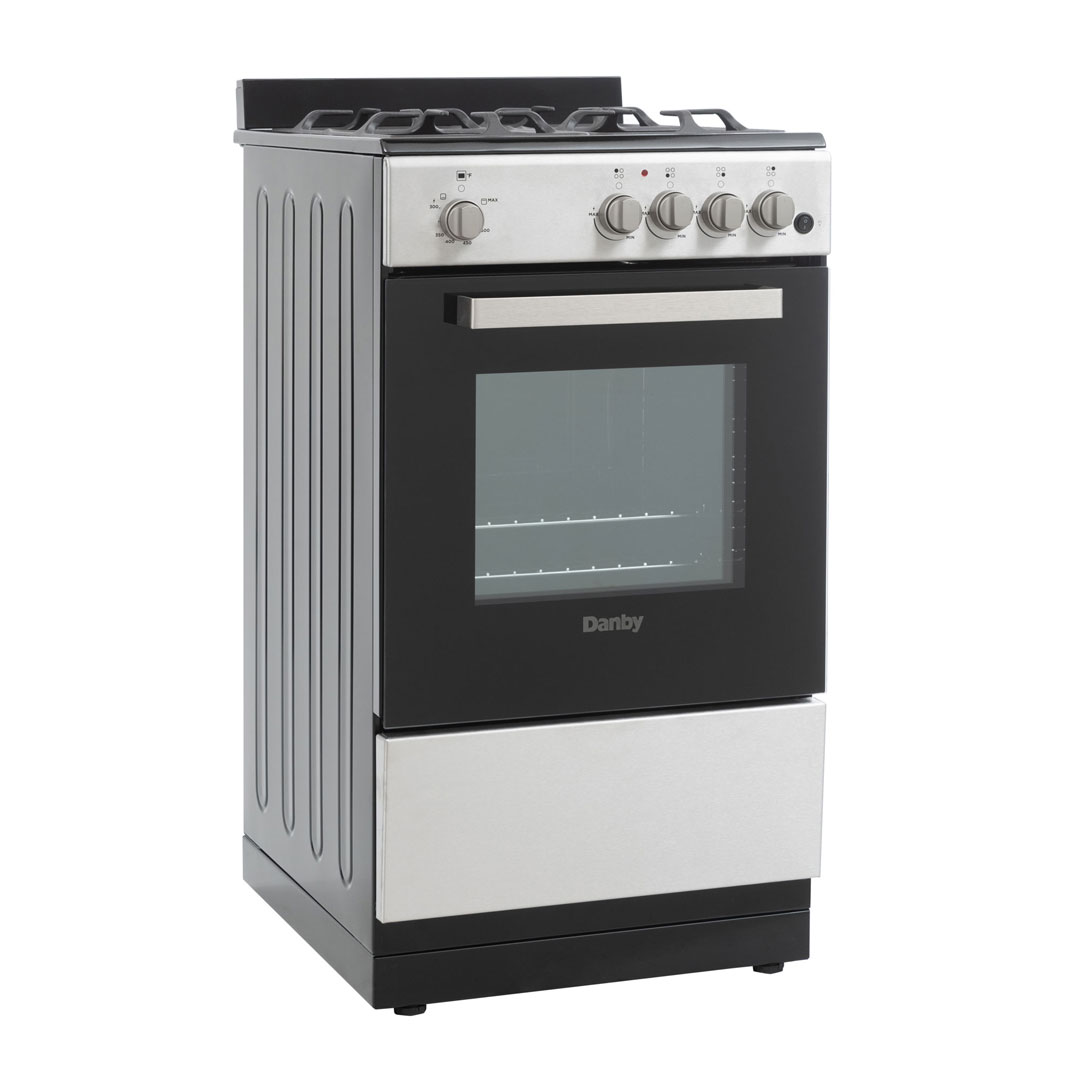 20″ Wide Gas Range in Stainless Steel view 2