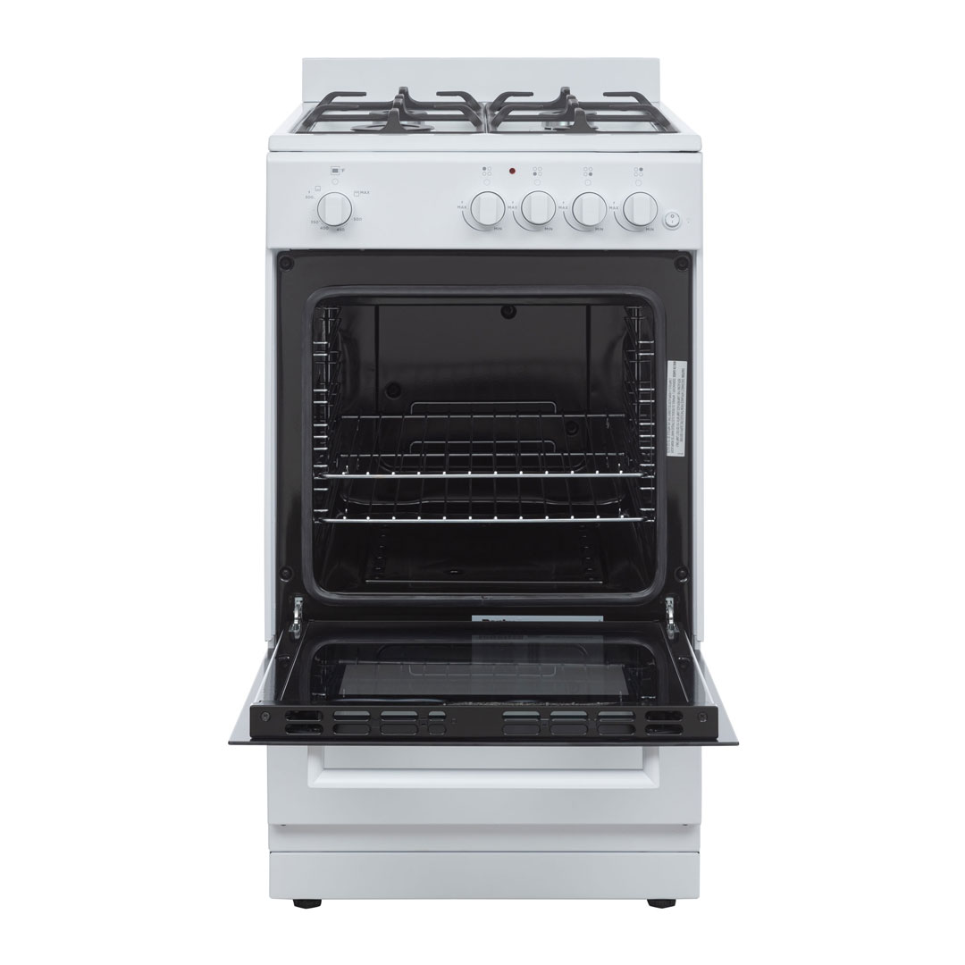 20″ Wide Gas Range in White view 10