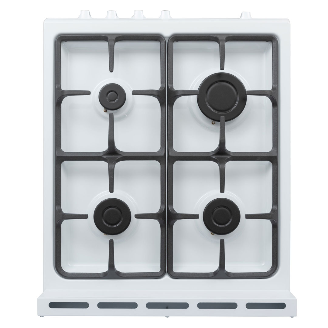 20″ Wide Gas Range in White view 12