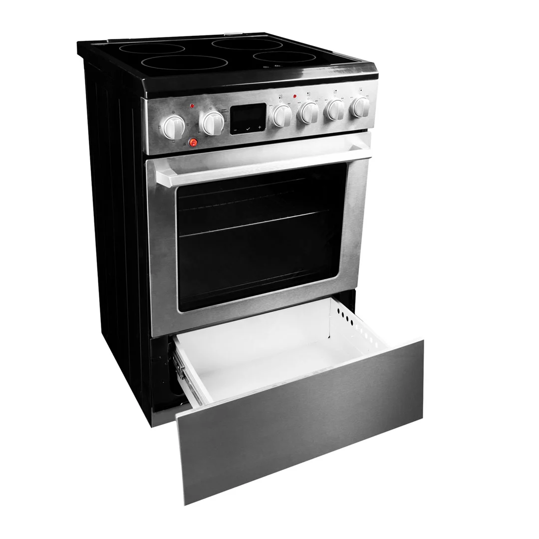 24-in Truairfry Smooth Top Slide-in Electric Range DRCA240BSS
