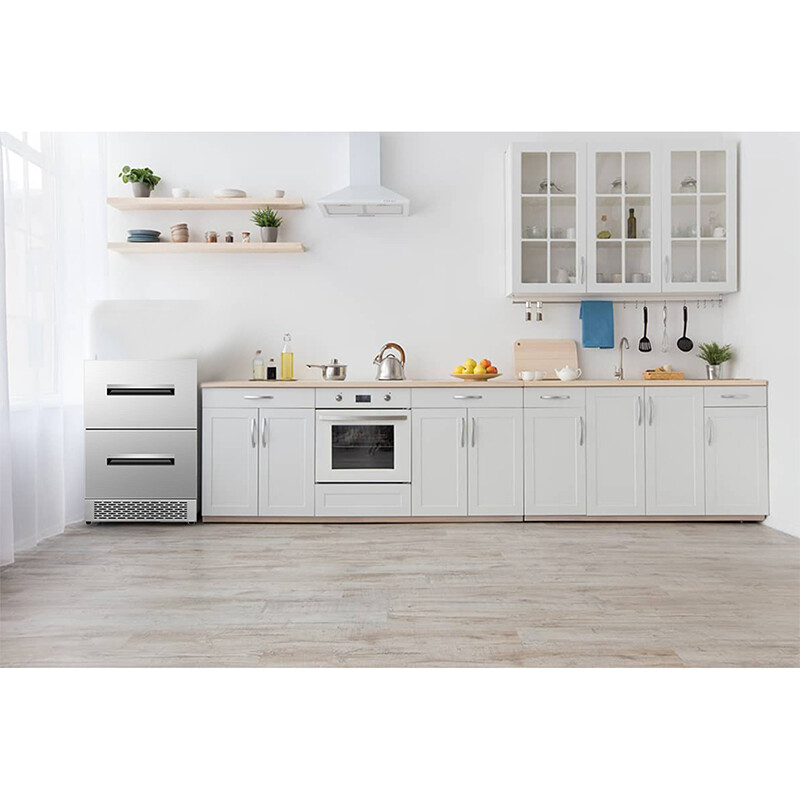 24" 2 Drawer 2 Zone CONVERTIBLE REFRIGERATOR-FREEZER 5cf Sabbath Mode DRFC5292, product image 29 of 31