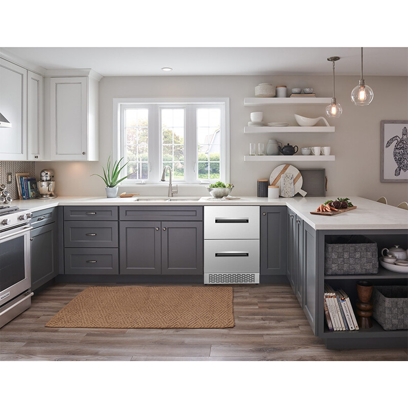 24" 2 Drawer 2 Zone CONVERTIBLE REFRIGERATOR-FREEZER 5cf Sabbath Mode DRFC5292, product image 30 of 31