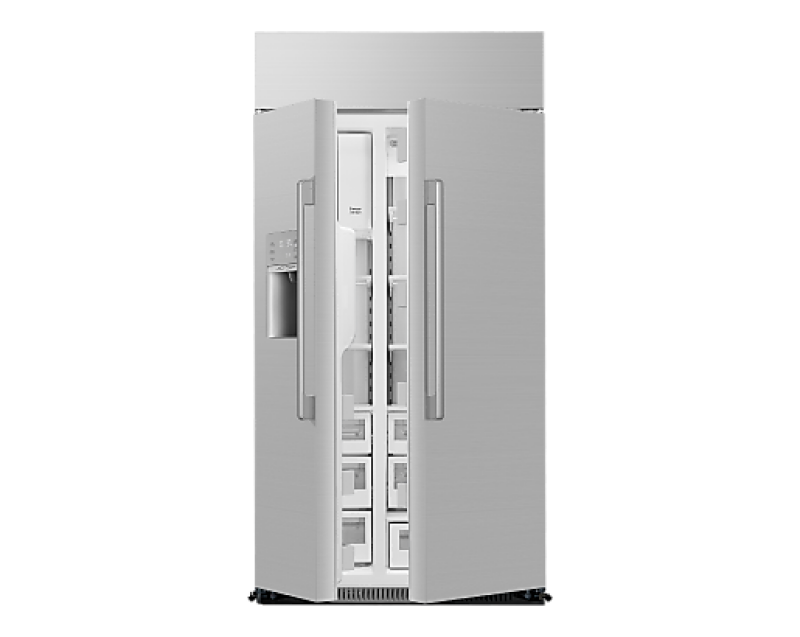 42-inch Built-in Side-by-side Refrigerator DRS425300SRDA, product image 2 of 3