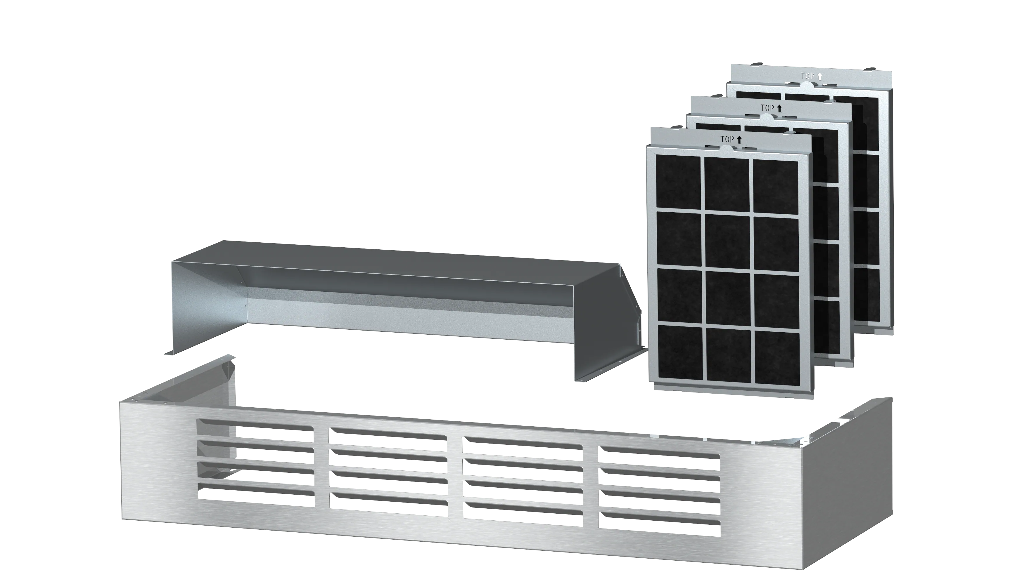 Air recirculation kit Kit for converting a Range Hood to recirculation mode. DRUU36