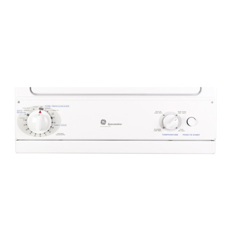 Spacemaker 240V 3.6 cu. ft. Capacity Stationary Electric Dryer DSKS433EBWW