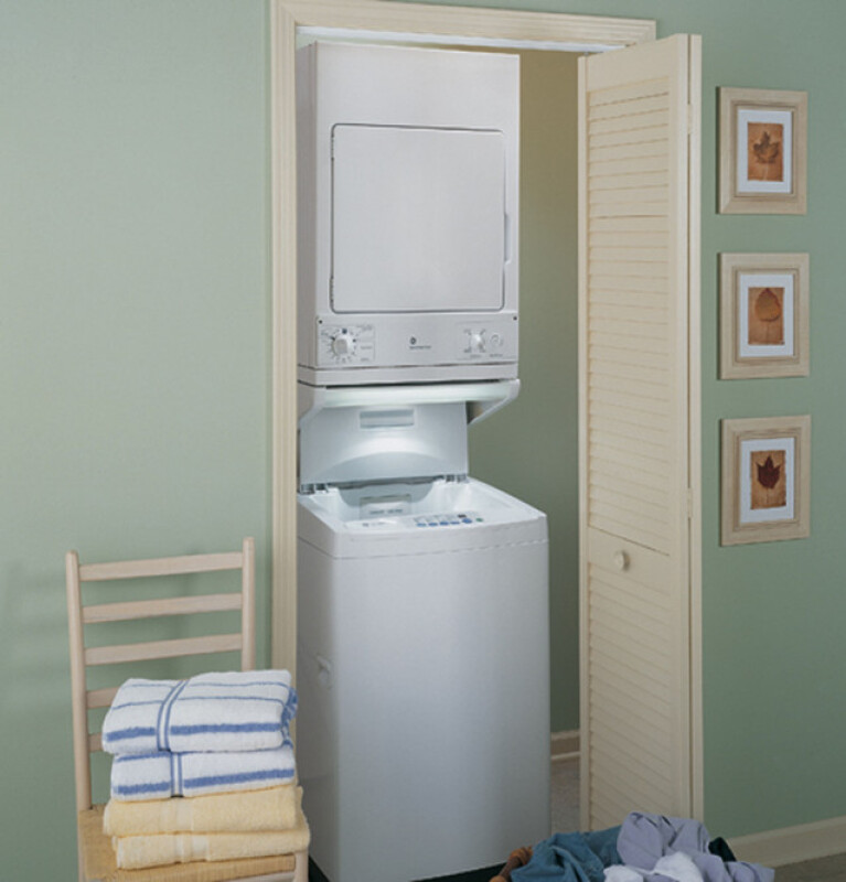 GE Spacemaker 240V 3.6 cu. ft. Capacity Stationary Electric Dryer view 3