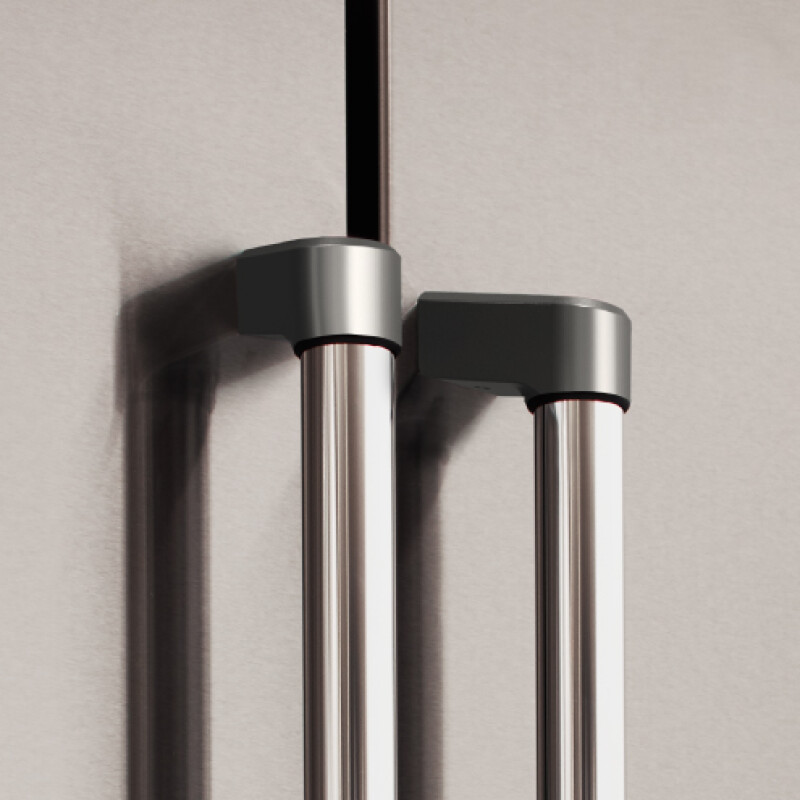 Decor Handle Terminals Blk Nickel-1 Set DSMASHSB