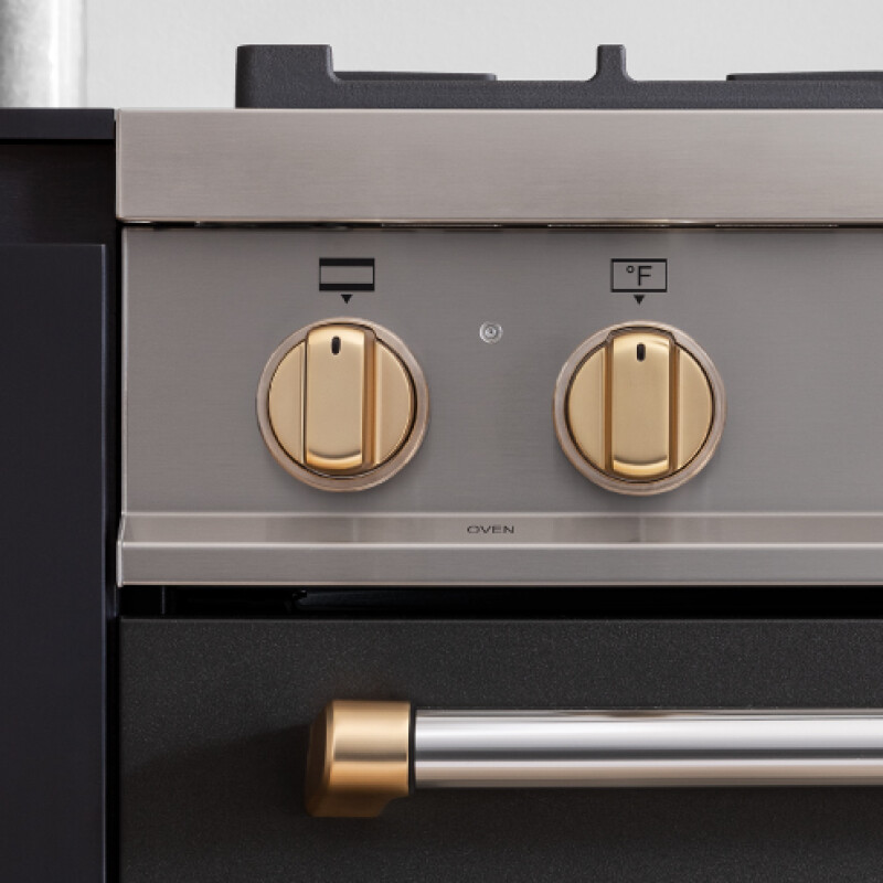 Decor Handle Terminals Satin Gold-1 Set view 2