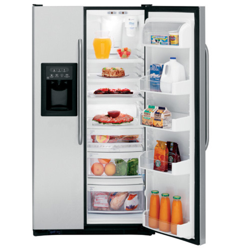 Ge 25.4 Cu. Ft. Stainless Side-by-side Refrigerator DSS25KSRSS
