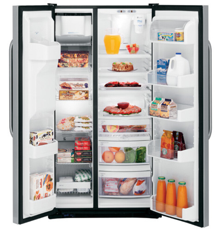 25.4 Cu. Ft. Stainless Side-by-Side Refrigerator DSS25KSRSS, product image 3 of 4