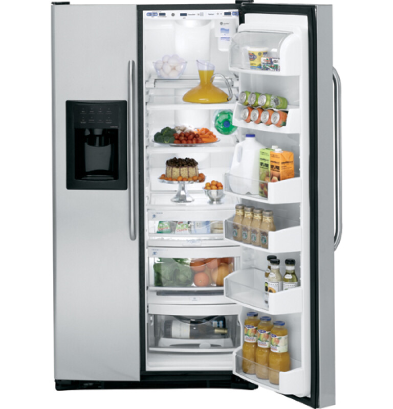 25.6 Cu. Ft. Stainless Side-By-Side Refrigerator with Dispenser DSS25MSSSS