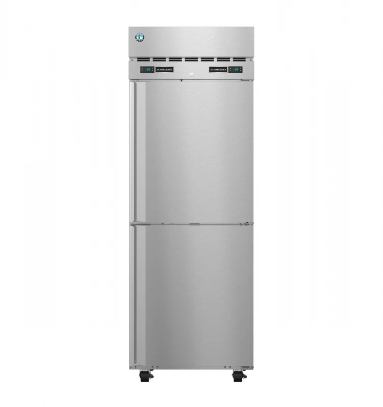 DT1A-HS, Refrigerator and Freezer, Single Section Dual Temp Upright, Half Stainless Doors with LockTitle DT1AHS