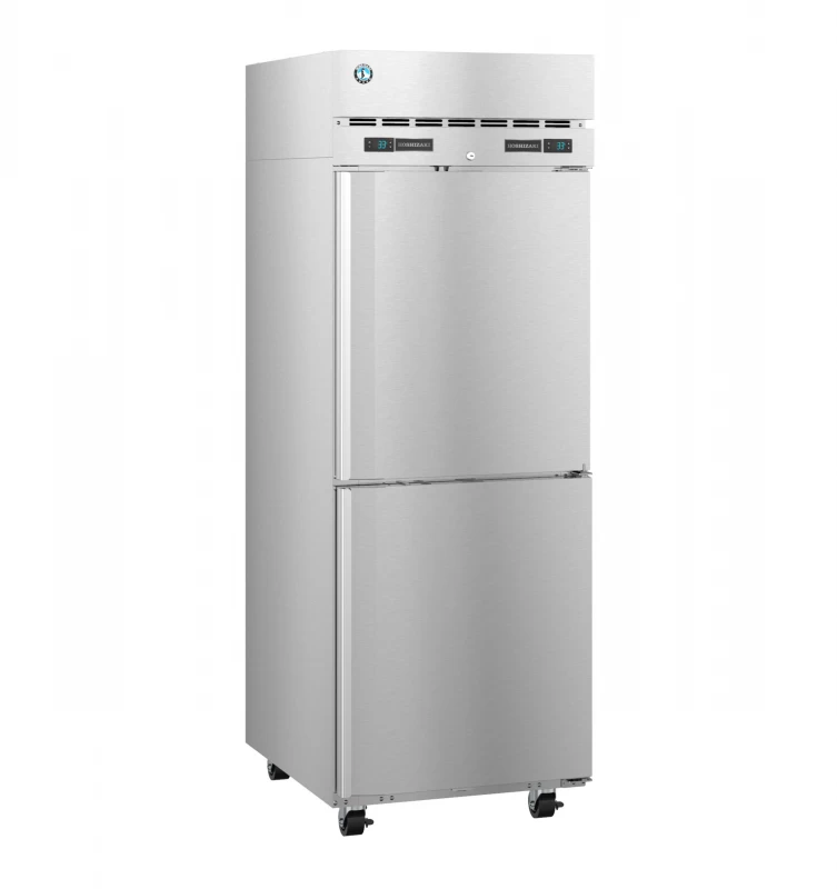 DT1A-HS, Refrigerator and Freezer, Single Section Dual Temp Upright, Half Stainless Doors with LockTitle DT1AHS