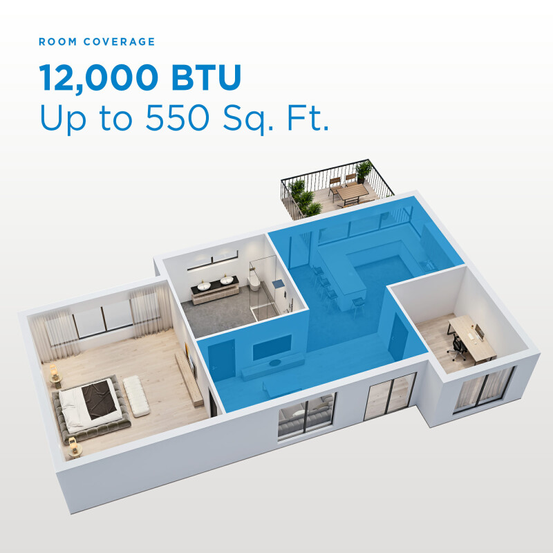 12000 BTU Through-the-Wall AC view 2