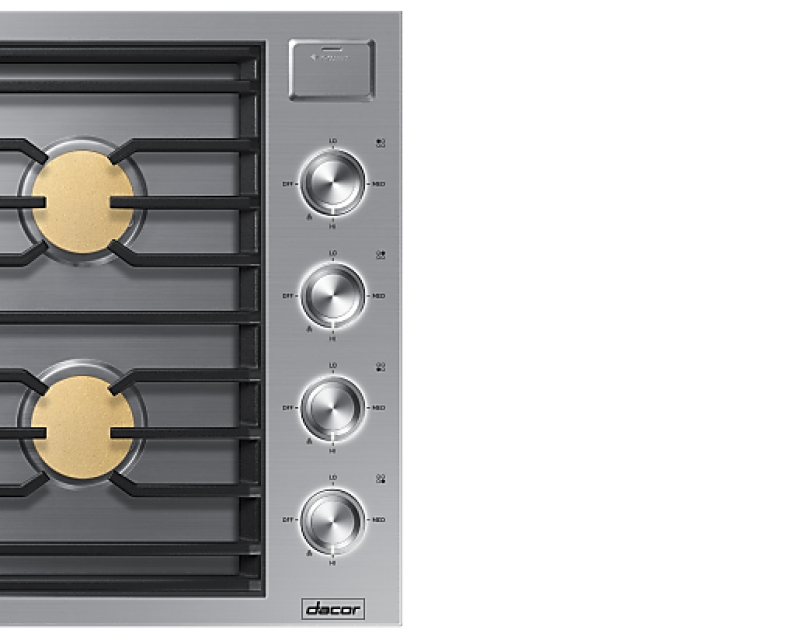 30-inch Gas Cooktop DTG30M954FSDA, product image 3 of 4