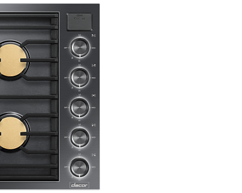36-inch Gas Cooktop DTG36M955FMDA, product image 3 of 4