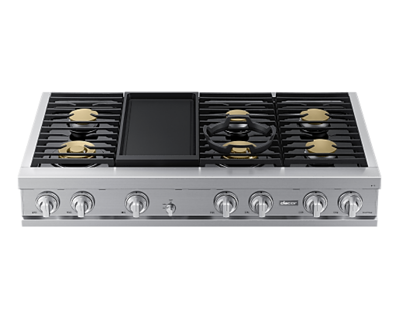 48-inch Gas Rangetop With Built-in Griddle DTT48T963GSDA