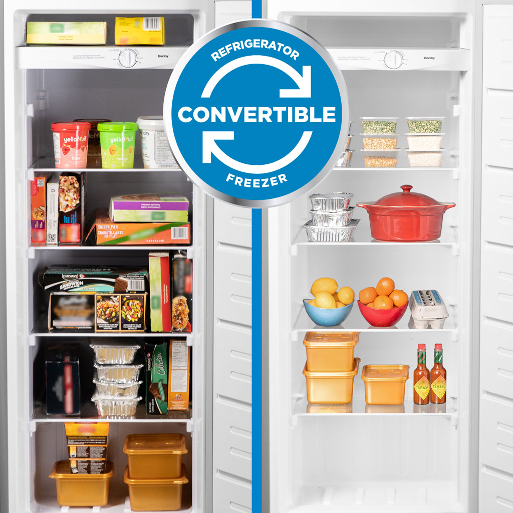 6.8 Cu. Ft. Convertible Upright Freezer Look DUFM068A1SCDB