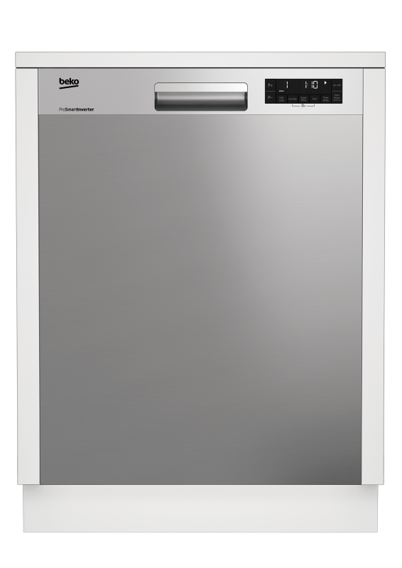 Beko Tall Tub Stainless Steel Dishwasher, 14 place settings, 48 dBa, Front Control Fingerprint Free Stainless Steel DUT25401X Picture 1