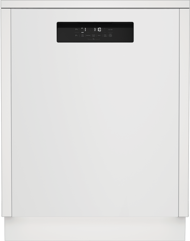Tall Tub White Dishwasher, 15 place settings, 45 dBa, Front Control DUT36520W