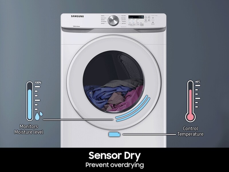 7.5 cu. ft. Electric Dryer DV42H5000EW