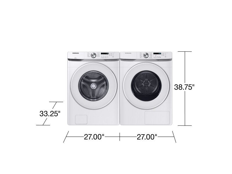 Front Load Ventless Heat Pump DryerVentless Hybrid Heat Pump | Wi-Fi | 7.5 cu.ft. DV45DG6000HWA2