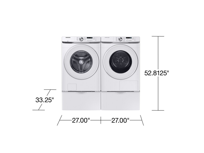 Front Load Ventless Heat Pump DryerVentless Hybrid Heat Pump | Wi-Fi | 7.5 cu.ft. DV45DG6000HWA2