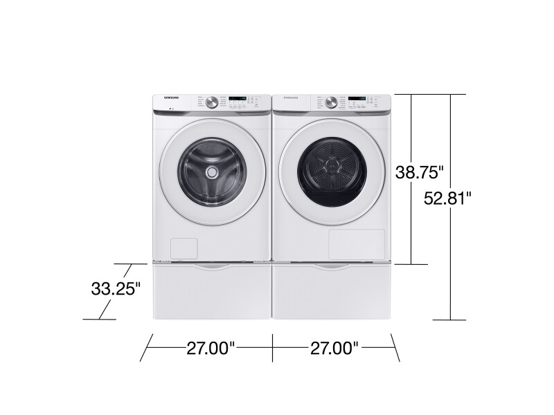 Front Load Ventless Heat Pump DryerVentless Hybrid Heat Pump | Wi-Fi | 7.5 cu.ft. DV45DG6000HWA2