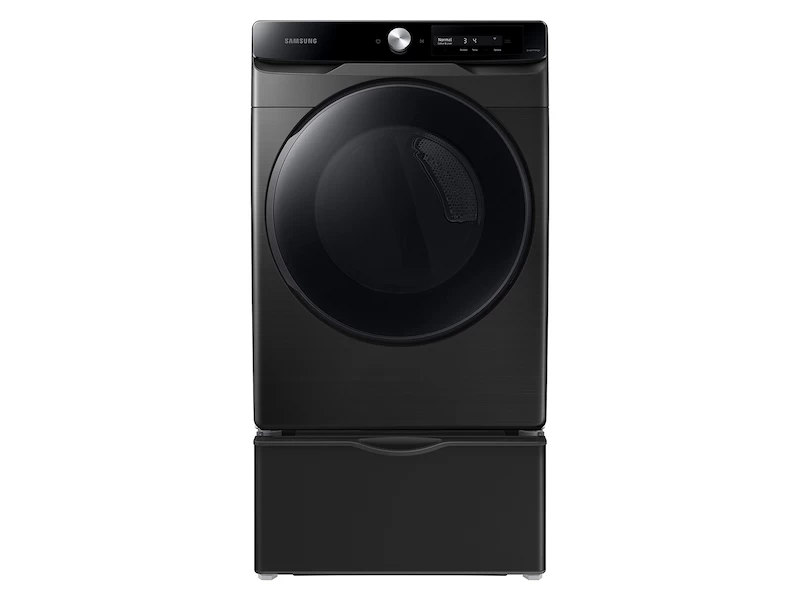 7.5 cu. ft. Smart Dial Electric Dryer with Super Speed Dry in Brushed Black DVE45A6400VA3